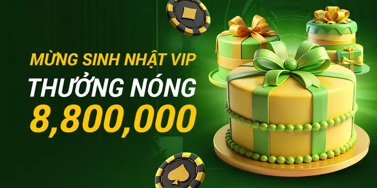 Promotion VIP birthday