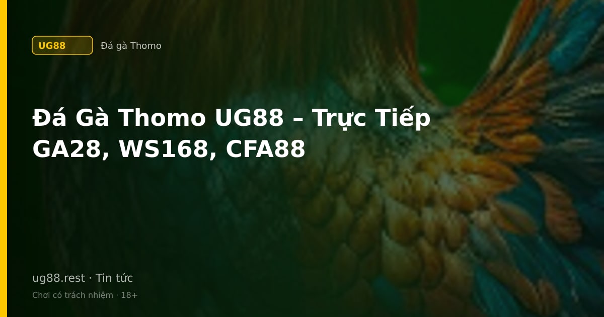 Đá gà Thomo trực tiếp tại UG88