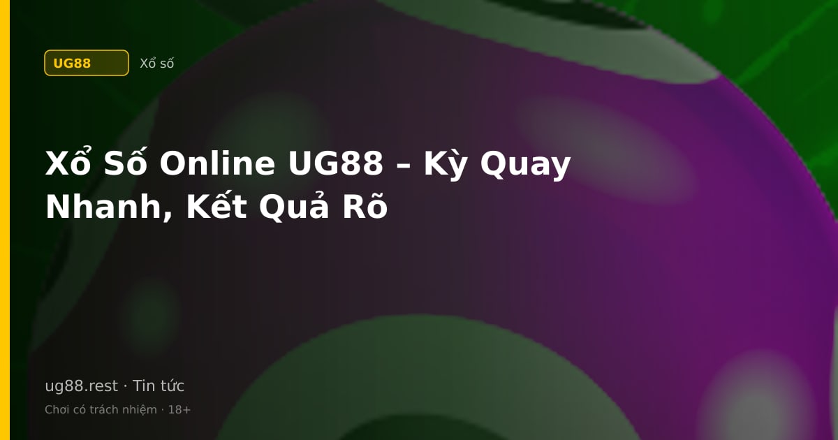 Xổ số online UG88